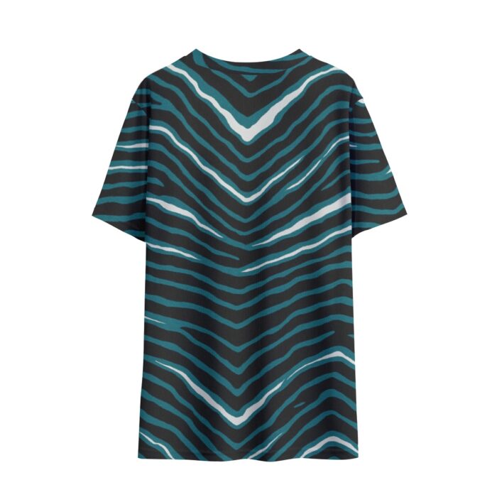 Philadelphia Eagles Zubaz All-Over Print Children's Round Neck T-Shirt|145GSM Birdseye - Image 2