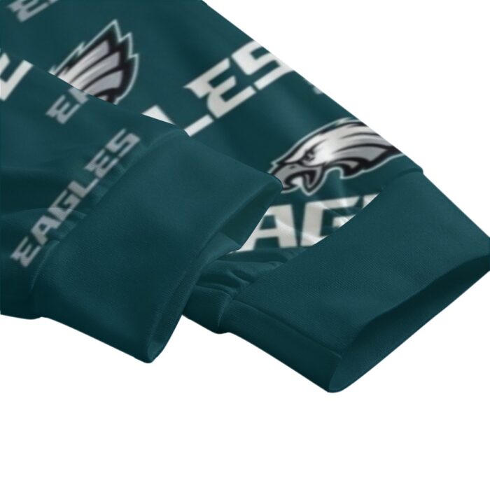 Philadelphia Eagles Zubaz All-Over Print Men's Sweatpants With Waistband - Image 1