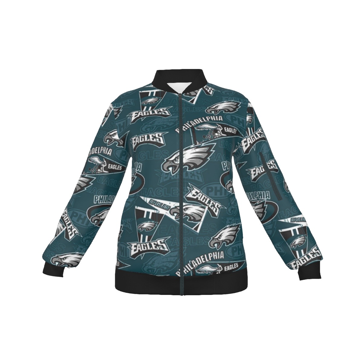 Philadelphia Eagles Zubaz All-Over Print Women's Jacket