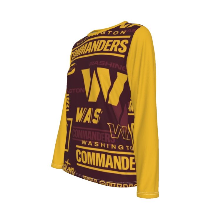 Washington Commanders Women's Oversized T-shirt | 190GSM Cotton - Image 4