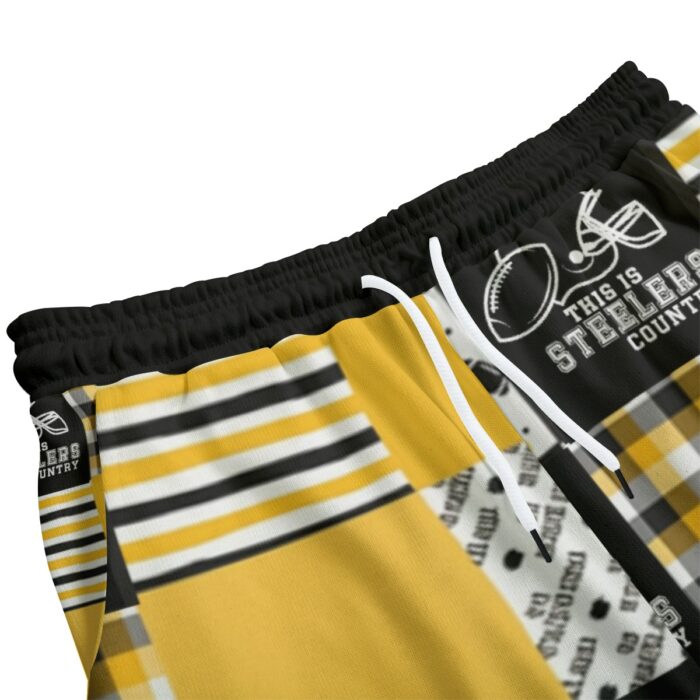 Pittsburgh Steelers Zubaz All-Over Print Unisex Knitted Fleece Pants - Image 3
