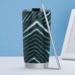 Philadelphia Eagles Zubaz Tumbler 20oz (with Straw)