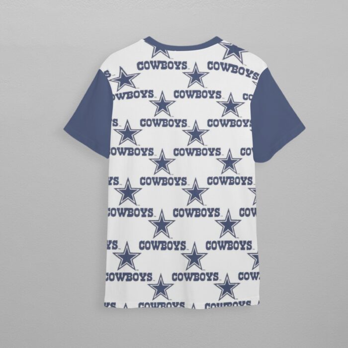 Dallas Cowboys Zubaz All-Over Print Children's Sports T-Shirt - Image 2