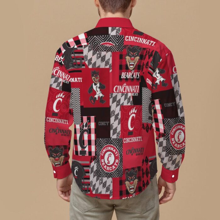 Cincinnati - Bearcats Men's Slim Fit Long Sleeve Shirt - Image 2