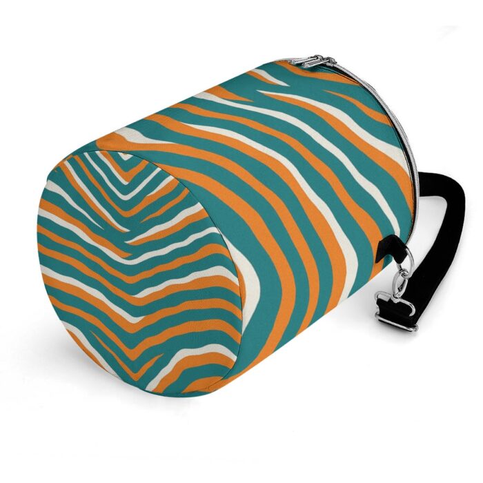 Miami Dolphins Zubaz Insulated Cylinder Cooler Bag - Image 2