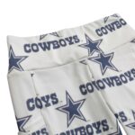 Dallas Cowboys Zubaz All-Over Print Women's High Waist Leggings With Side Pocket - Image 3