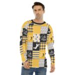 Pittsburgh Steelers All-Over Print Men's Long Sleeve T-shirt With Raglan Sleeve - Image 2
