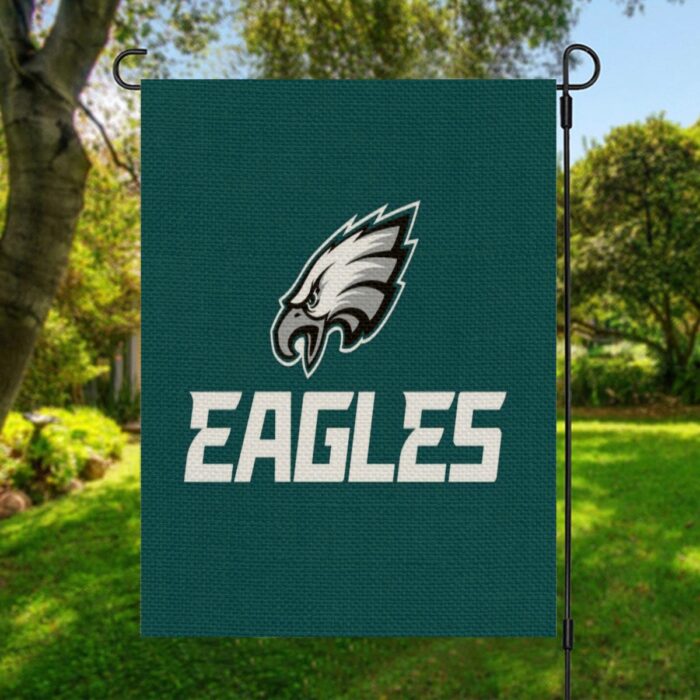Philadelphia Eagles Zubaz All-Over Print Garden Flag - Image 2