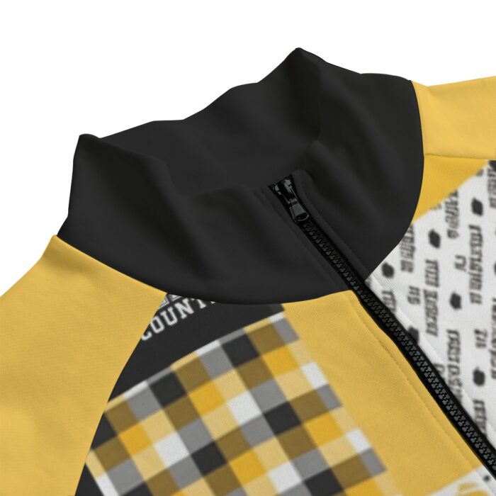 Pittsburgh Steelers Zubaz All-Over Print Unisex Stand Up Collar Jacket With Raglan Sleeve | 310GSM Cotton - Image 1