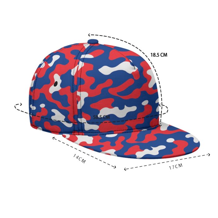 Buffalo Bills Zubaz All-Over Print Flat-Brim Baseball Cap With Box - Image 3