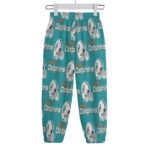 Miami Dolphins Zubaz All-Over Print Kid's Sweatpants | 310GSM Cotton - Image 3