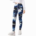 Dallas Cowboys Zubaz All-Over Print Kid's Leggings - Image 2