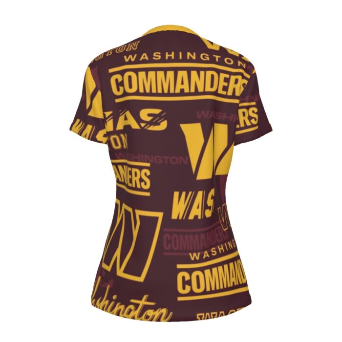 Washington Commanders Women's Round T-Shirt|210GSM - Image 2