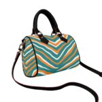Miami Dolphins Zubaz Classic Barrel-Shaped PU Leather Handbag - Image 6