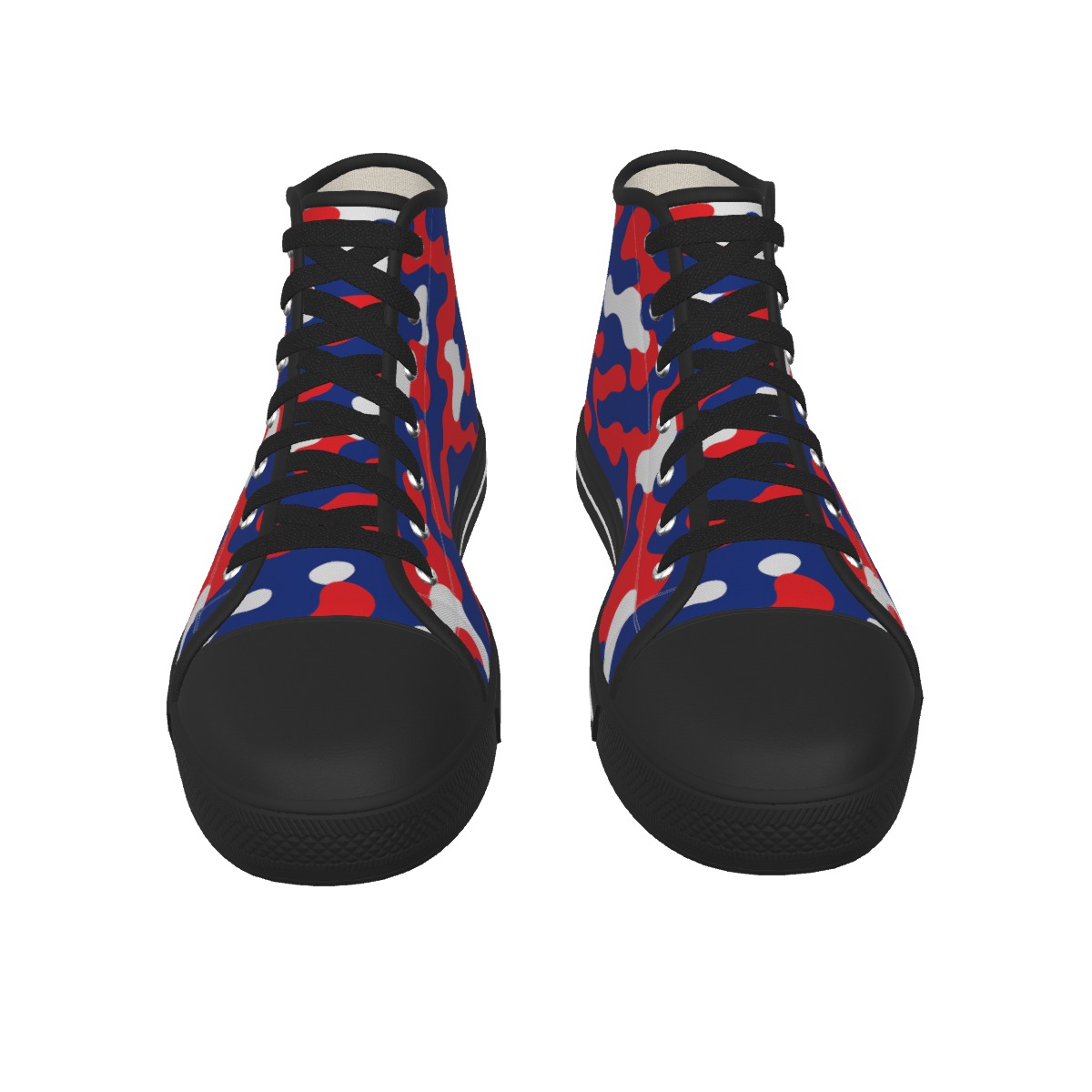 Buffalo Bills Zubaz Men's Black Sole Canvas Shoes - Image 3