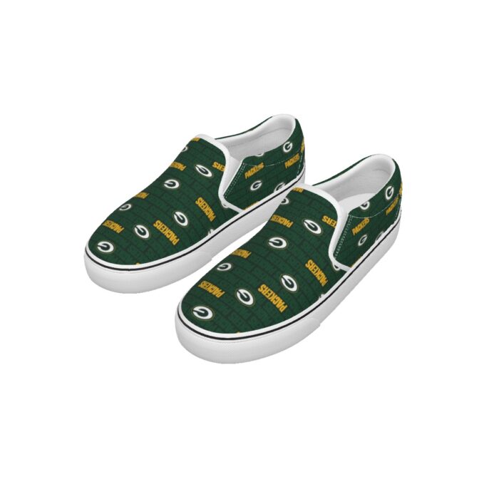 Green Bay Packers Men's Slip On Sneakers - Image 5