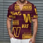 Washington Commanders  Men's Short Sleeve T-Shirt With Sports Collar