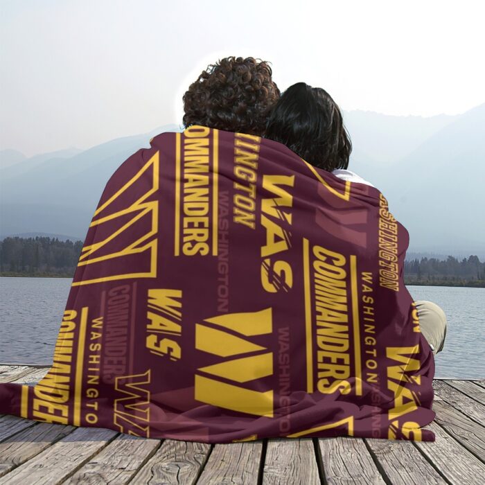Washington Commanders Flannel Blanket - Image 4