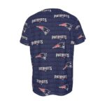 New England Patriots Zubaz All-Over Print Men's Round Neck Short Sleeve T-Shirt - Image 2