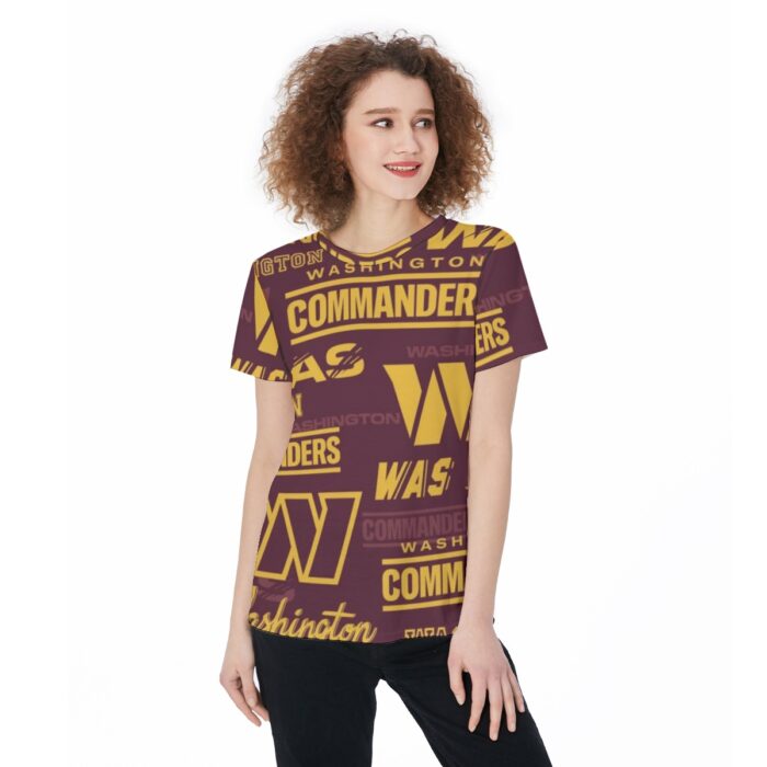 Washington Commanders Round Neck T-Shirt - Image 1