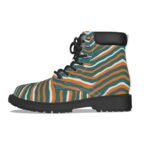 Miami Dolphins Zubaz All-Over Print Men's Short Boots - Image 11