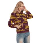 Washington Commanders Redskins Women's Slim Pullover Hoodie - Image 2
