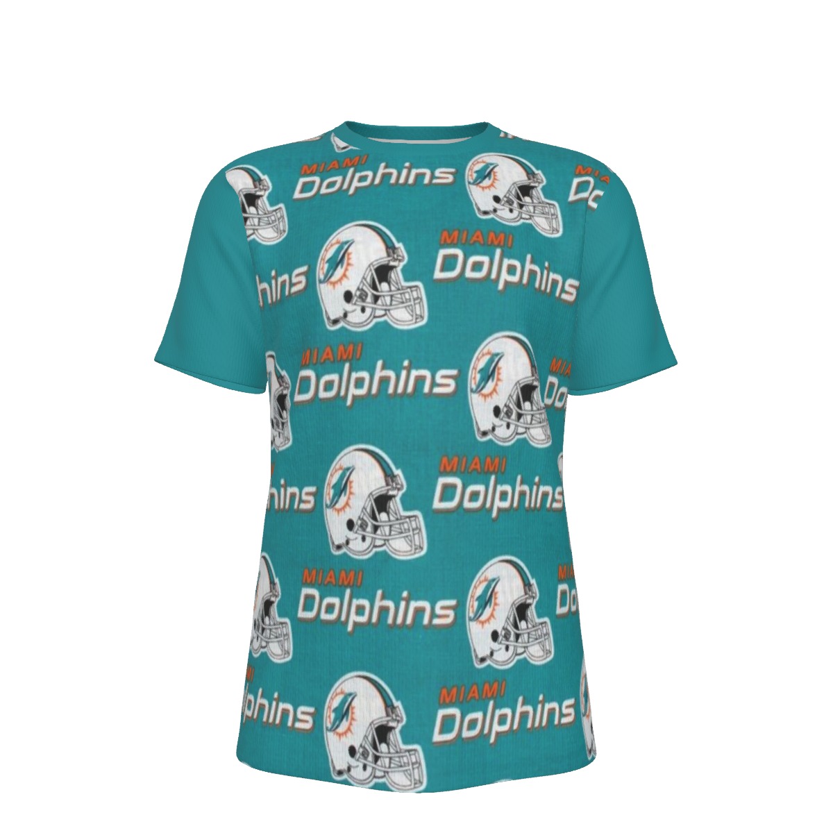 Miami Dolphins Zubaz All-Over Print Unisex T-Shirt|220GSM KPO03