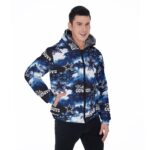 Dallas Cowboys Zubaz All-Over Print Men's Sherpa Fleece Zip Up Hoodie - Image 3