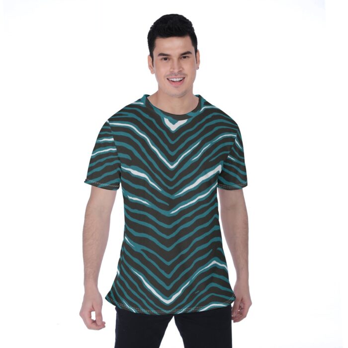 Philadelphia Eagles Zubaz All-Over Print Men's T-shirt | Birdseye - Image 3