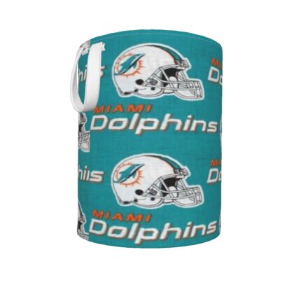 Miami Dolphins Zubaz All-Over Print Foldable Laundry Basket