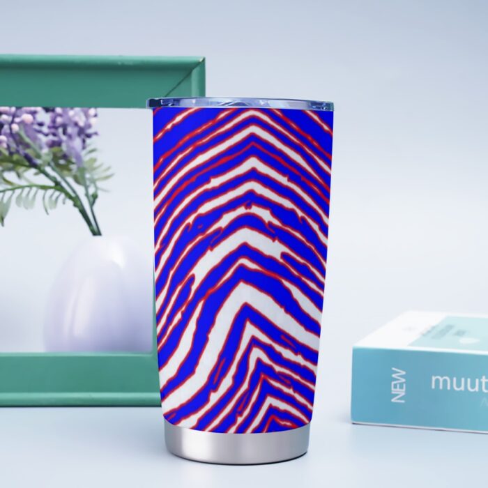 Buffalo Bills Zubaz Tumbler 20oz - Image 3