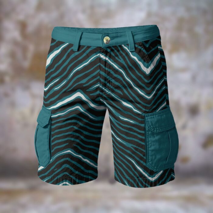 Philadelphia Eagles zubaz Cargo Shorts - Image 1