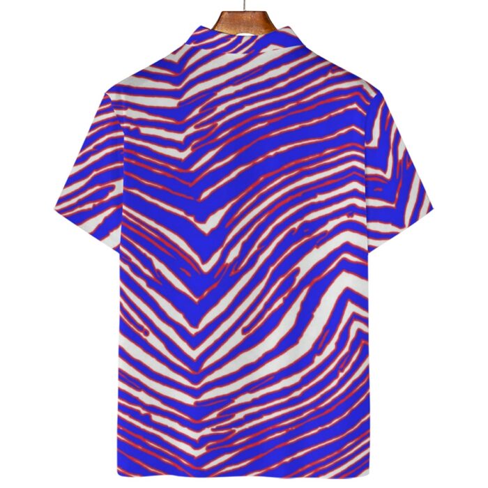 Buffalo Bills Zubaz All-Over Print Men's Polo Shirt | 180GSM - Image 1