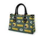 Green Bay Packers Women's Tote Bag With Black Handle - Image 3