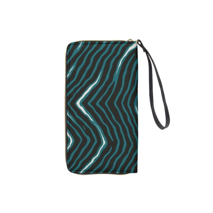 Philadelphia Eagles Zubaz Long Wallet With Black Hand Strap - Image 2