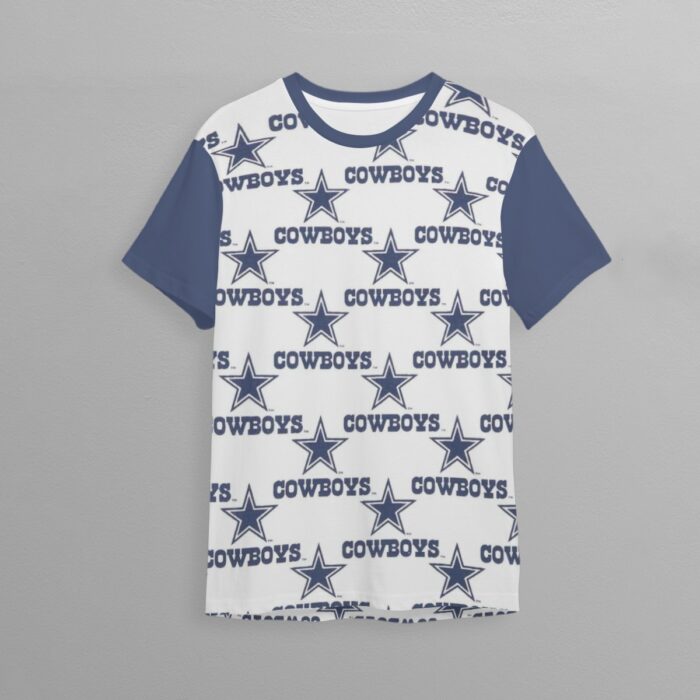 Dallas Cowboys Zubaz All-Over Print Children's Sports T-Shirt - Image 1