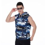 Dallas Cowboys Zubaz All-Over Print Men's Zipper-Up Sleeveless Hoodie - Image 2