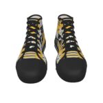 Pittsburgh Steelers Zubaz Men's Black Sole Canvas Shoes - Image 3