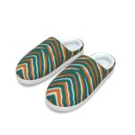 Miami Dolphins Zubaz All-Over Print Men's Plush Slippers