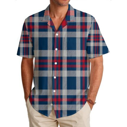 Green Bay Packers All-Over Print Men's Hawaiian Shirt|150GSM