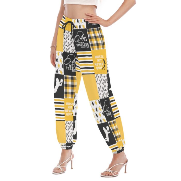 Pittsburgh Steelers All-Over Print Women's Slim Bloomers - Image 3