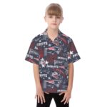 New England Patriots Kid's Hawaiian Vacation Shirt