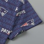 New England Patriots Zubaz Eco-friendly  All-Over Print Women's cropped Raglan T-shirt With Short Sleeve - Image 2
