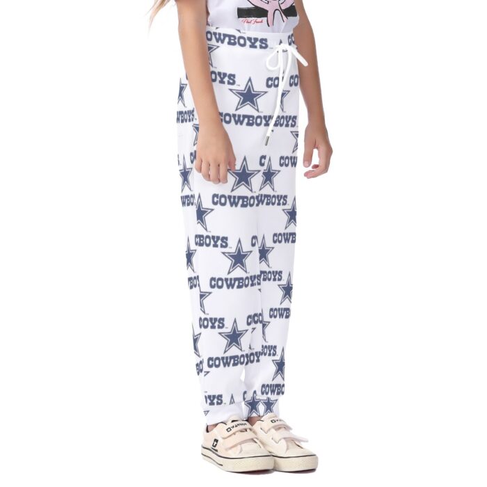Dallas Cowboys Zubaz All-Over Print Kid's Casual Pants - Image 2