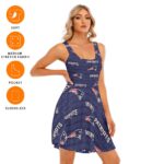 New England Patriots Zubaz All-Over Print Women's Tank Vest Dress - Image 2
