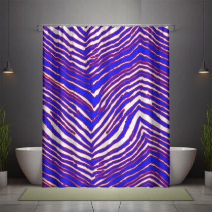 Buffalo Bills Zubaz Shower curtain 90(gsm)
