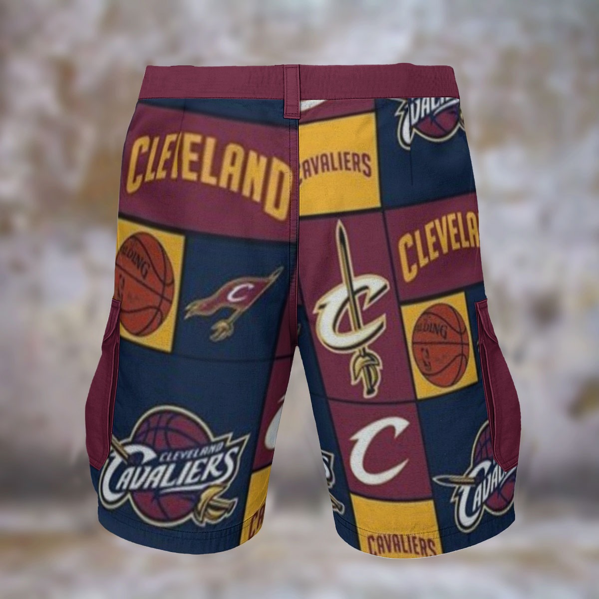 Cleveland Cavaliers Cargo Shorts - Image 3
