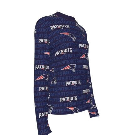New England Patriots Zubaz All Over Print Women's Stretchable Turtleneck Top