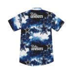 Dallas Cowboys Zubaz All-Over Print Men's Deep V-neck Short Sleeve T-shirt - Image 6