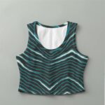 Philadelphia Eagles Zubaz All-Over Print High-Stretch Short Women's Tank Top